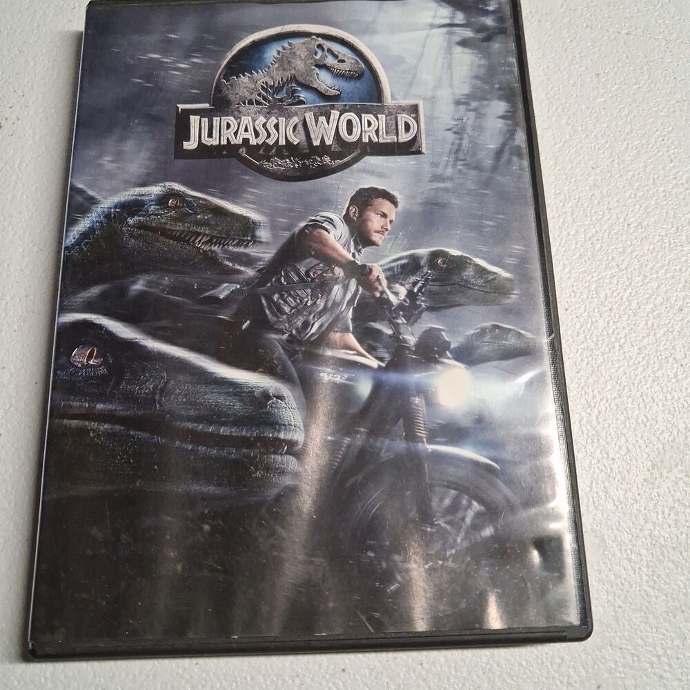 Jurassic World Movie DVD Tall Case Jurassic Park Franchise Collector Film